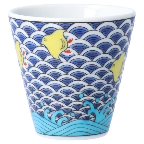 九谷焼 縁起ちょこ 吉祥 お猪口 おちょこ おしゃれ 酒器 和食器 日本製 青郊窯