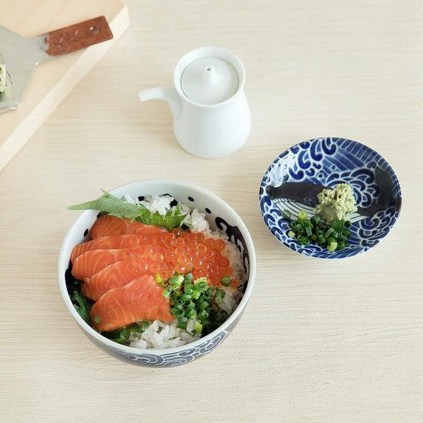 白波くじら 小皿 豆皿 おしゃれ 北欧 クジラ 3寸小皿 美濃焼 日本製 食器