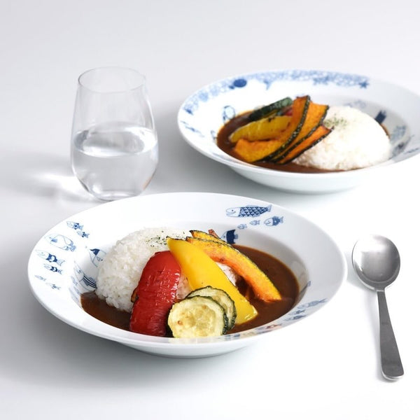 Cocomarine ココマリン パスタ皿 カレー皿 24cm おしゃれ 北欧 波佐見焼 日本製 食器
