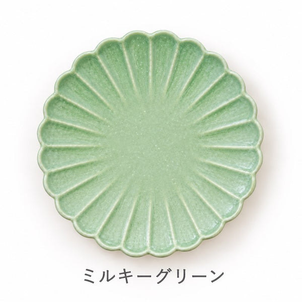 6色菊形高台大皿 大皿 おしゃれ 大鉢 盛り皿 おしゃれ 和食器 菊皿 美濃焼 食器 日本製