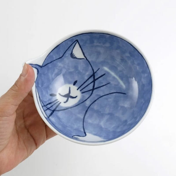 neco鉢 4Pセット 14cm 小鉢 おしゃれ ねこ鉢 波佐見焼 日本製 食器 ギフトセット