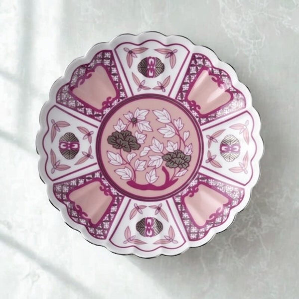 kotohogu 皐月 beni 15cm 小皿 中皿 おしゃれ ピンク 林九郎窯 食器 波佐見焼 日本製