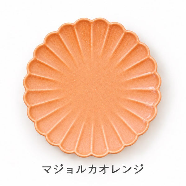 6色菊形高台大皿 大皿 おしゃれ 大鉢 盛り皿 おしゃれ 和食器 菊皿 美濃焼 食器 日本製