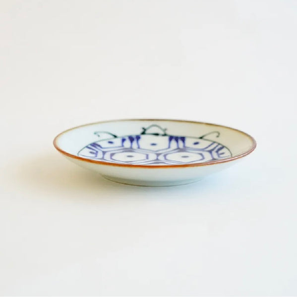 kotohogi 豆皿 小皿 亀 おしゃれ 10.5cm 和食器 波佐見焼 日本製 縁起 陶器