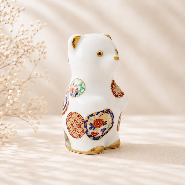 Momoco bear モモコベア 吉祥古伊万里 クマ 熊 置物 縁起物 有田焼 日本製 クリスマス プレゼント