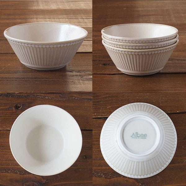 みのる陶器 Albee アルビー 130ボウル 中鉢 13cm おしゃれ 美濃焼 日本製 食器