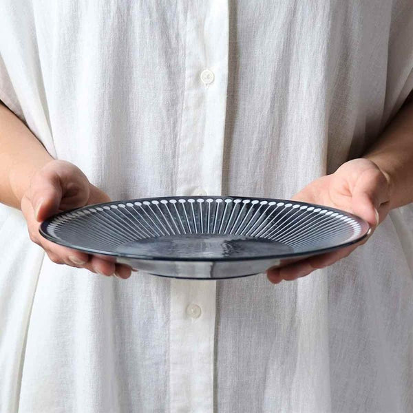 みのる陶器 Albee アルビー 220プレート 3枚セット 大皿 22cm おしゃれ 美濃焼 日本製 食器
