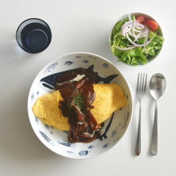 Cocomarine ココマリン 盛鉢 大鉢 おしゃれ ジンベイザメ マンタ 波佐見焼 日本製 食器