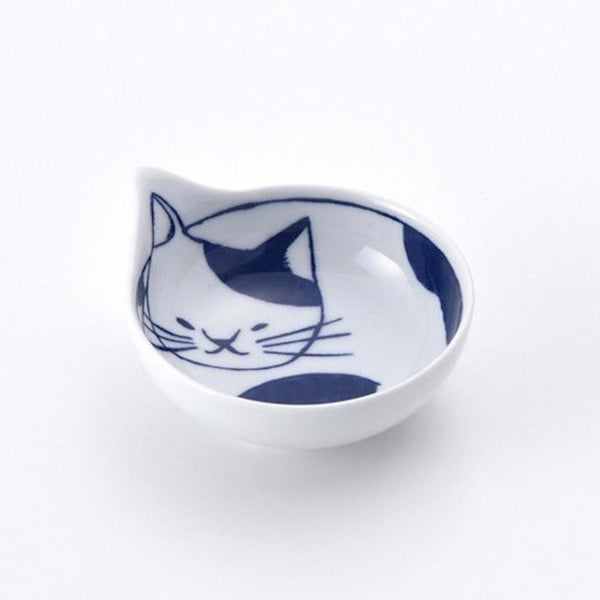 小neco鉢 4Pセット 小鉢 豆鉢 9.8cm 猫柄 食器 波佐見焼 日本製 ギフトセット 化粧箱入