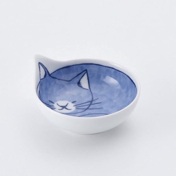小neco鉢 4Pセット 小鉢 豆鉢 9.8cm 猫柄 食器 波佐見焼 日本製 ギフトセット 化粧箱入