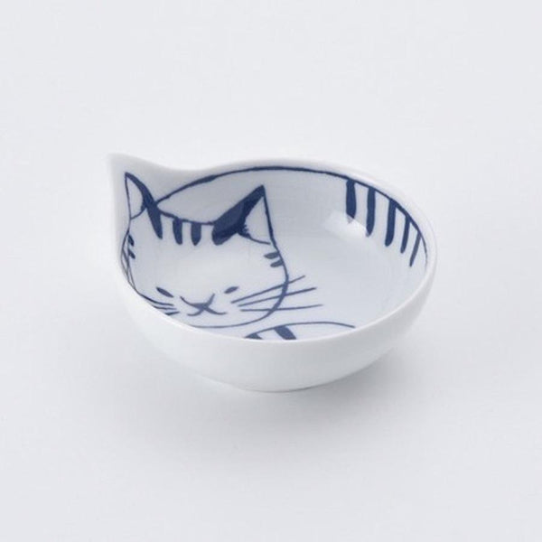 小neco鉢 4Pセット 小鉢 豆鉢 9.8cm 猫柄 食器 波佐見焼 日本製 ギフトセット 化粧箱入