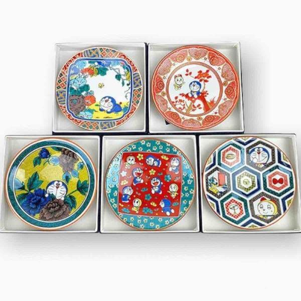 九谷焼 ドラえもん 小皿 おしゃれ 12cm 食器 取り皿 皿 日本製 和食器 かわいい