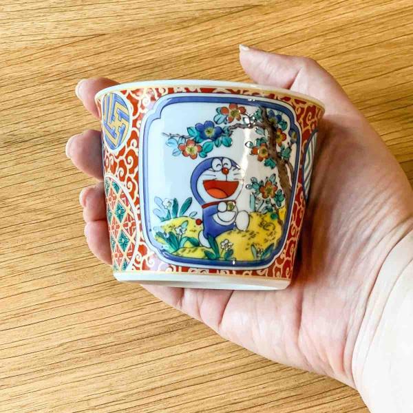 九谷焼 ドラえもん そばちょこ 5枚セット おしゃれ 蕎麦猪口 カップ 猪口 和食器
