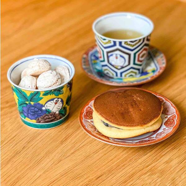 九谷焼 ドラえもん そばちょこ 5枚セット おしゃれ 蕎麦猪口 カップ 猪口 和食器