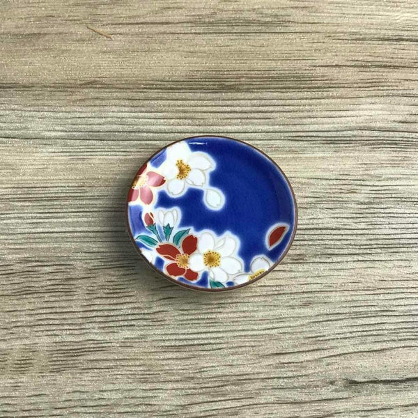 四季の花 九谷焼 箸置き はしおき おしゃれ ギフトセット 日本製 食器 箸小物 青郊窯