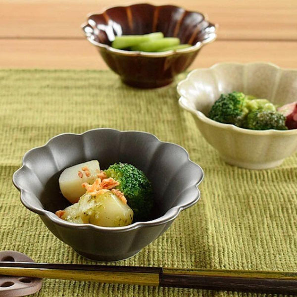 9色菊形小鉢 豆鉢 食器 おしゃれ 小付け 美濃焼 日本製 食器 和食器