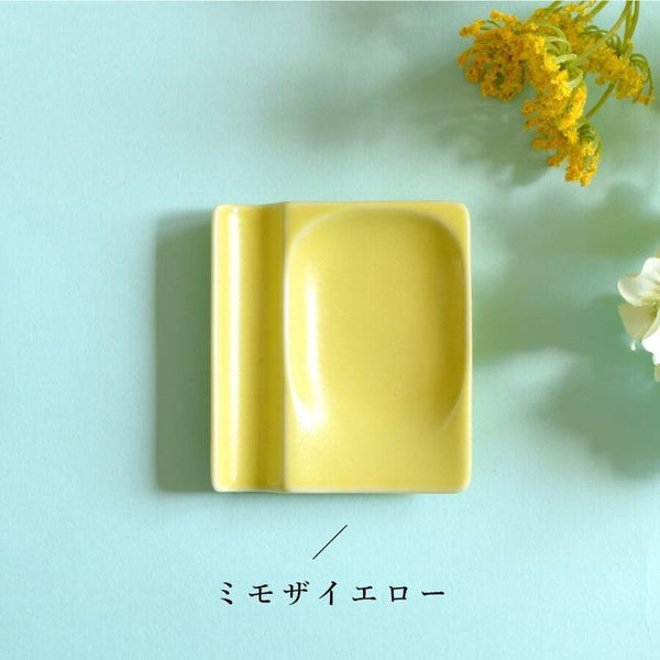 小皿にもなるカトラリーレスト 箸置き 豆皿 おしゃれ 小皿 小付け 陶器 食器 美濃焼 日本製