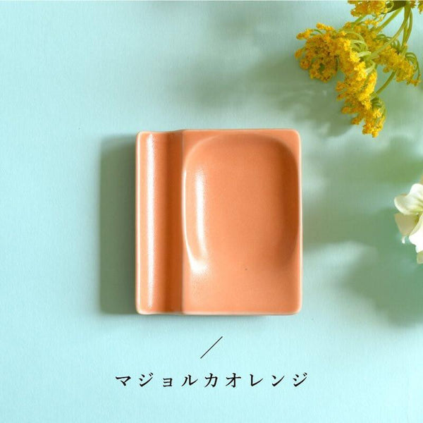 小皿にもなるカトラリーレスト 箸置き 豆皿 おしゃれ 小皿 小付け 陶器 食器 美濃焼 日本製