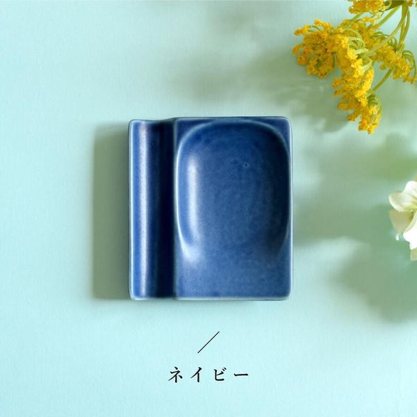 小皿にもなるカトラリーレスト 箸置き 豆皿 おしゃれ 小皿 小付け 陶器 食器 美濃焼 日本製