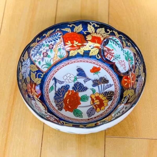 金彩牡丹 6.8寸鉢 中鉢 大鉢 おしゃれ 食器 ボウル 日本製 美濃焼