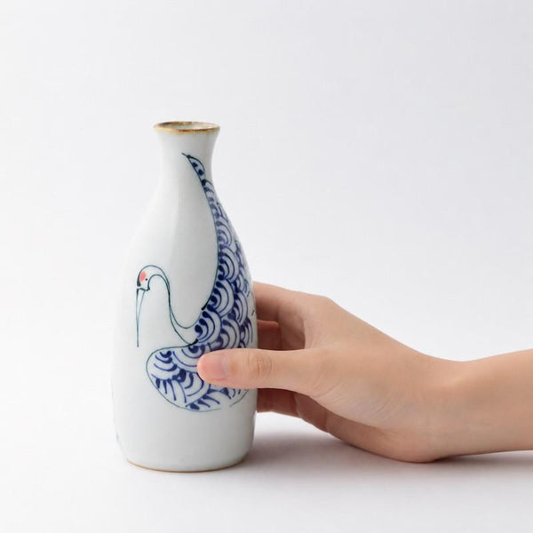 kotohogi 徳利 鶴亀 おしゃれ 300ml 酒器 波佐見焼 日本製 和食器