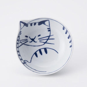 Cat Bowl Set of 4 Bowls ‘Neco’ Ishimaru Hasami Ware (14cm)