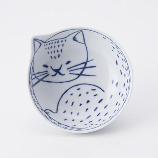 neco鉢 4Pセット 14cm 小鉢 おしゃれ ねこ鉢 波佐見焼 日本製 食器 ギフトセット