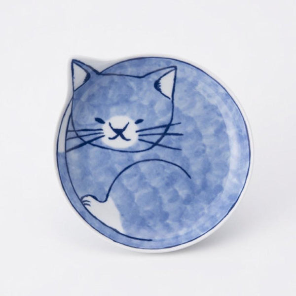 neco皿 5Pセット ねこ皿 小皿 14cm 猫柄 波佐見焼 日本製 食器 ギフトセット
