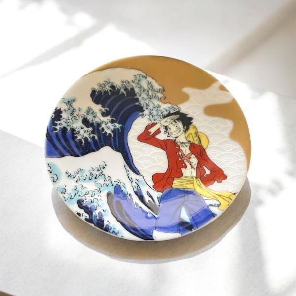 ワンピース 九谷焼 皿 かわいい 日本製 食器 ギフト