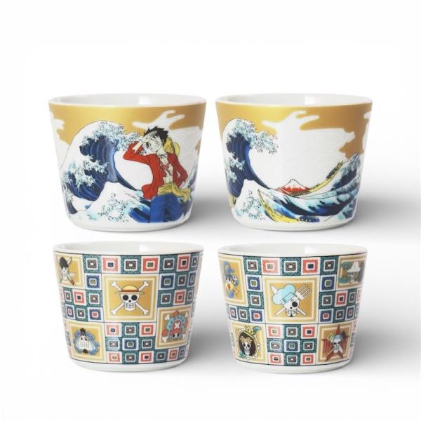 ワンピース 九谷焼 蕎麦カップ カップ かわいい 日本製 ギフト