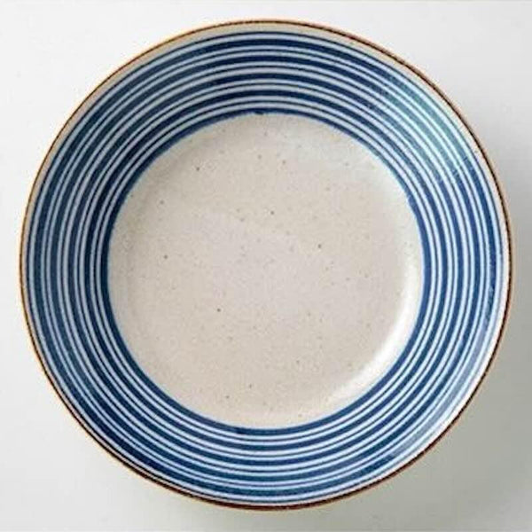 ぱいかじ 深皿 おしゃれ 21.5cm パスタ皿 やちむん風 沖縄風 南風 日本製 美濃焼 食器