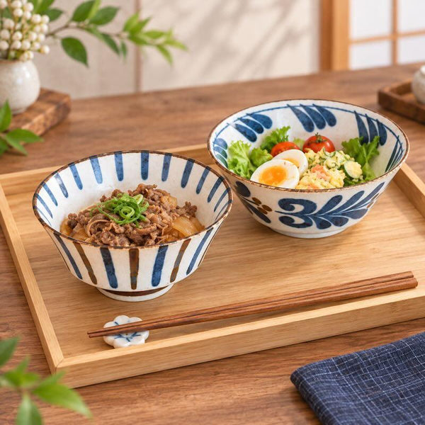 ぱいかじ 反型5.0丼 どんぶり 15cm おしゃれ 美濃焼 日本製 やちむん風 沖縄風 南風