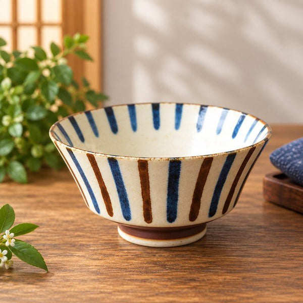 ぱいかじ 反型5.0丼 どんぶり 15cm おしゃれ 美濃焼 日本製 やちむん風 沖縄風 南風