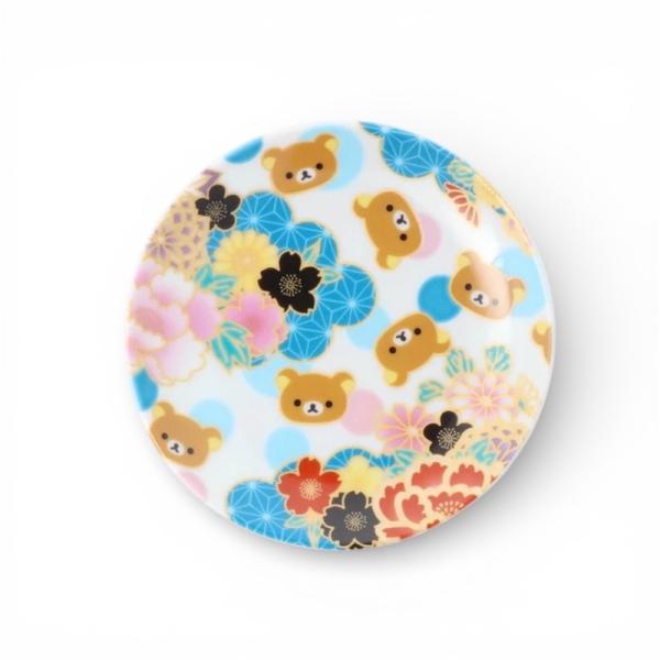 九谷焼 小皿 リラックマ Rilakkuma 皿 おしゃれ かわいい 豆皿 選べる3種類 食器 日本製