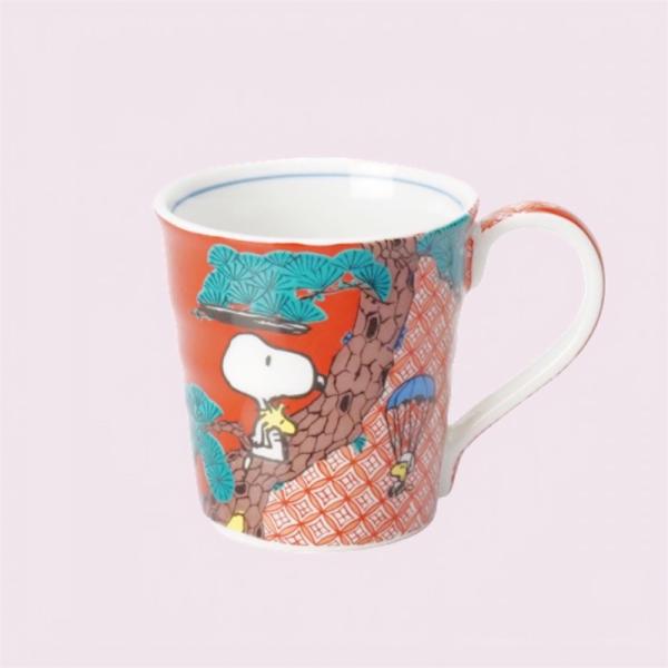 SNOOPY スヌーピー マグカップ 九谷焼 おしゃれ 日本製 かわいい