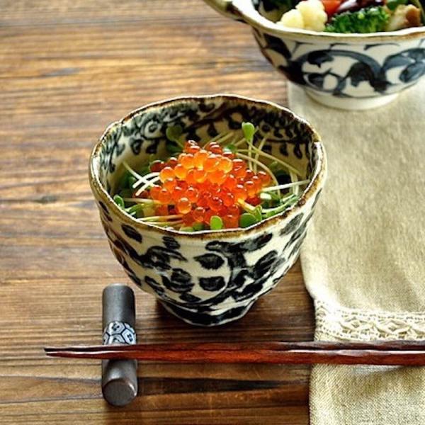 たこ唐草 手書きたこ唐草 姫丼 小丼 茶碗 カップ おしゃれ 日本製 和食器