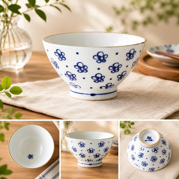 kotohogi くらわんか 茶碗 鶴 おしゃれ 波佐見焼 日本製 飯碗 縁起 ライスボウル 和食器