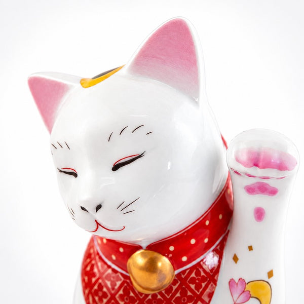 招き猫 有田焼 招福猫 miw みゅう なでしこ 親子ペア 置物 おしゃれ 陶器 縁起物 日本製 プレゼント