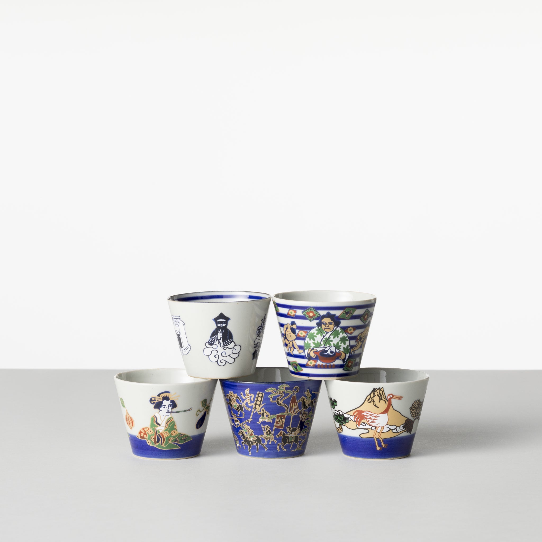 Sobachoco -Japanese Art Set of 5