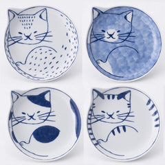 Cat Bowl ‘Neco’ Ishimaru Hasami Ware (14cm)